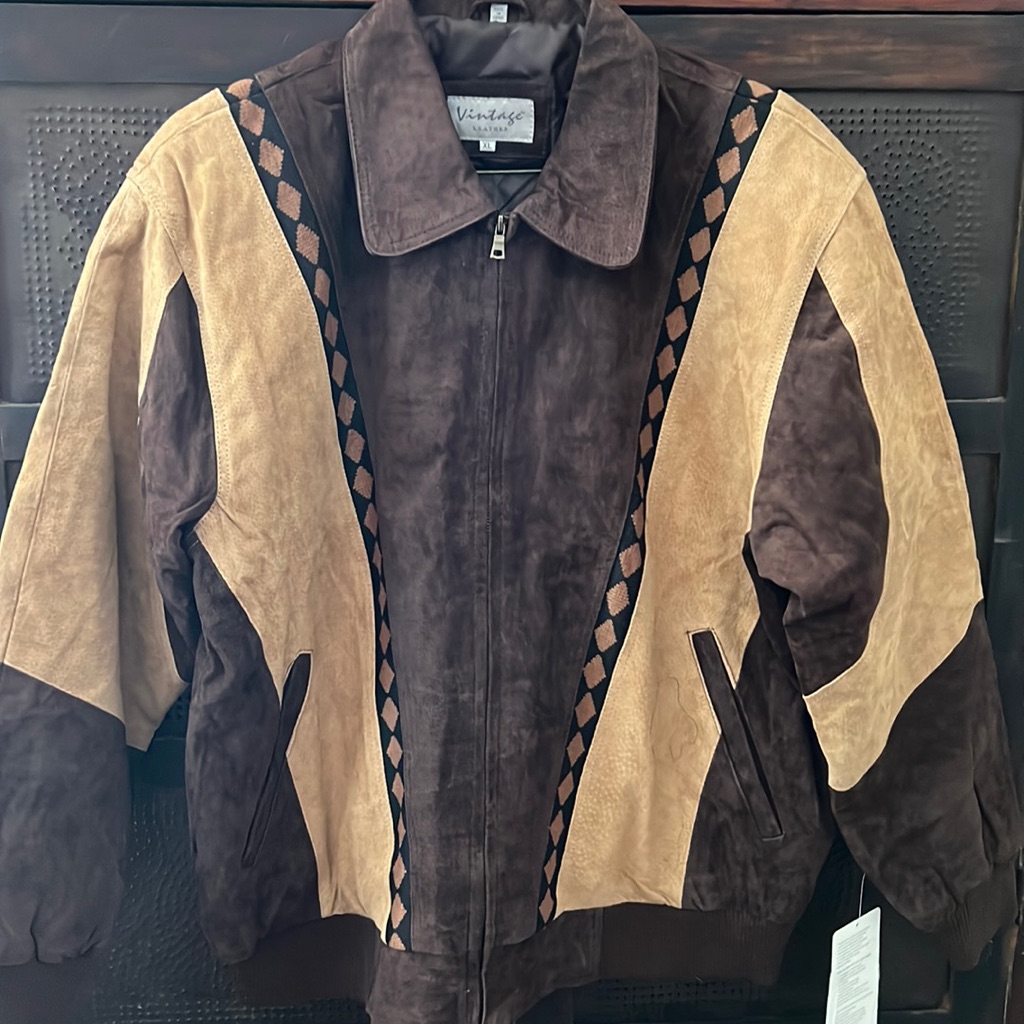 Nwt Mens Suede Western Coat